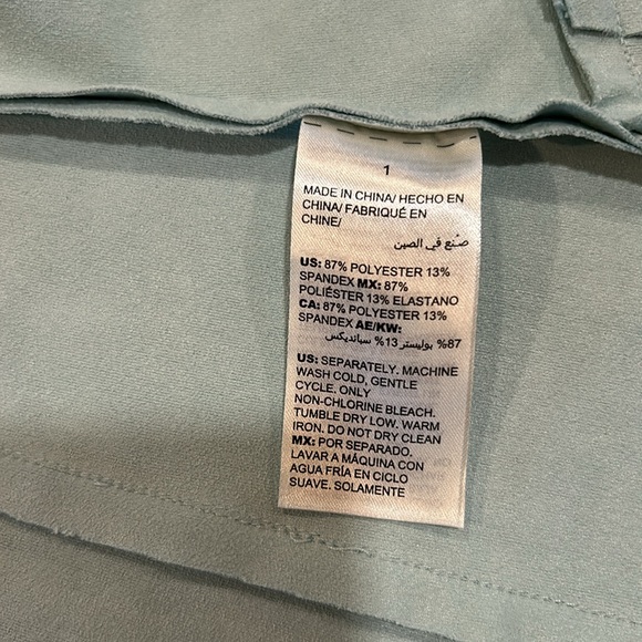 CHICO’s mint faux suede jacket. Pristine condition. Gorgeous layer - Picture 7 of 8